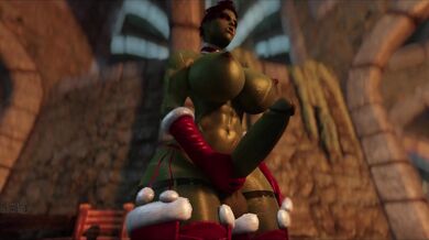 The Dirty Futa Orc and his Christmas Gift - A Lustful Session with a Beautiful Dryad (Part 2)