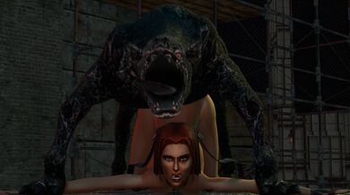 Massive horniness of the undead demon dog has been overpowered by a relentless Rayne again