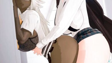 Big Dicked Futa Goddess Takes Over the School and Turns a Virgin Girl Into Her Sex Slave