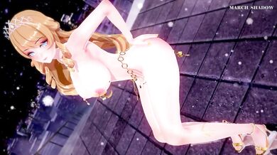 Merry White Christmas with Ms Navia and her Juicy Crotch