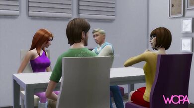 Scooby-Doo and the gang engage in hot, group sex in front of their friends