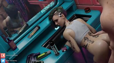 Busty Secretary Judy Gets Naughty at Work