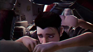 Two Hot Adolescent Girls Enjoying a Steamy Threesome with Two Sexy Males in a Dark, Moist Room