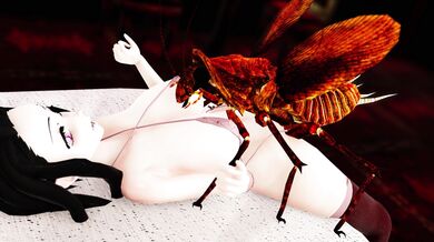 Squishy, Slippery Slime-Making Sex with a Naughty Roach in the Shiny Luxury Hotel Room