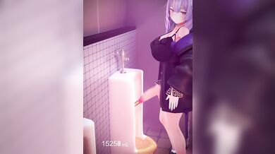 Watch hot futa girl Kikyo pee a lot in this epic hentai porn video!