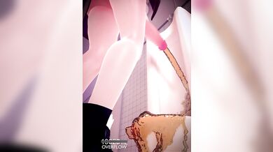 Watch hot futa girl Kikyo pee a lot in this epic hentai porn video!