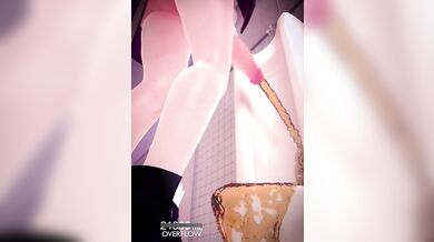 Watch hot futa girl Kikyo pee a lot in this epic hentai porn video!