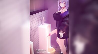 Watch hot futa girl Kikyo pee a lot in this epic hentai porn video!