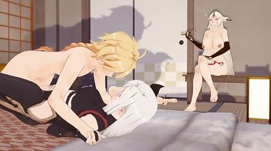 Tempting Masseuse at the Hot Spring - Part 2