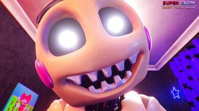 Innocent Playtime with the Toy Chica in a Quiet Room