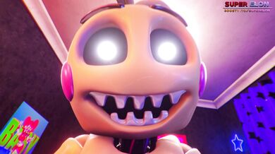 Innocent Playtime with the Toy Chica in a Quiet Room