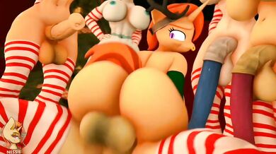 Rewritten: My Little Pony Ponies Making Videos: Jingle Warming Bells Tail