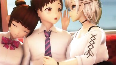 The Bus Ride Home: A Hentai Journey of Sexual Discovery