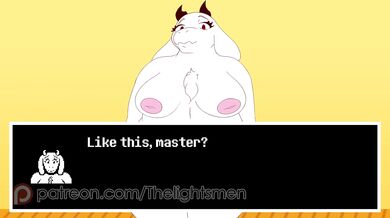 Toriel, the strict teacher, gets hypnotized by her student during detention
