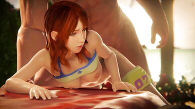 Watch Cissnei at the beach get pounded by her boyfriend