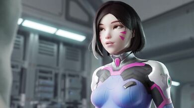 Overwatchs DVas Transformation into a Busty Blacked Hentai Starlet in 3D