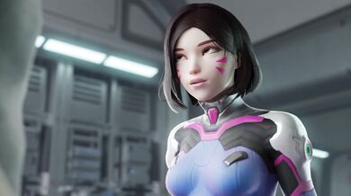 Overwatchs DVas Transformation into a Busty Blacked Hentai Starlet in 3D