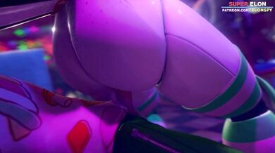 One-eyed circus babe goes down on an assailant for an intense anal fuck