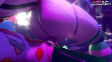 One-eyed circus babe goes down on an assailant for an intense anal fuck