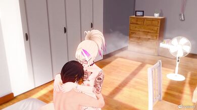 Masculine Boy Gets Fucked In Bedroom By Huge Dildo