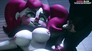 Sultry Circus Performer Receives a Sensual Blowjob and Cumshot on Stage