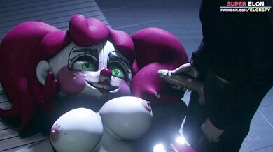 Sultry Circus Performer Receives a Sensual Blowjob and Cumshot on Stage