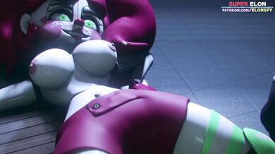 Sultry Circus Performer Receives a Sensual Blowjob and Cumshot on Stage