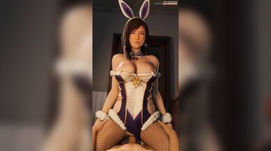 Tifa and Lockharts Steamy Bunny Love Update in the Shower