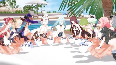 Mihoyo Universe Sexual Party: Intergalactic Erotica