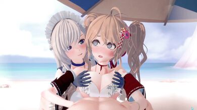 Sultry Sirens and Jiggly Jugs: A Beachside Hentai Adventure