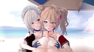 Sultry Sirens and Jiggly Jugs: A Beachside Hentai Adventure