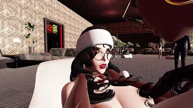 Sexy secretary gets fucked by her black boss while his white colleague watches from the office