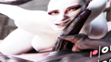 Porn Star Resident Evil Blacked 3D gets deepthroated by Komi Shouko