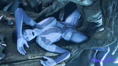 Beowulfs Revenge: Cortanas Alien Sex with a Monstrous Beast