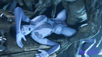 Beowulfs Revenge: Cortanas Alien Sex with a Monstrous Beast