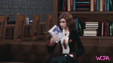 Harry Potters teacher and best friend get fucked by his two favorite students in a threesome orgy