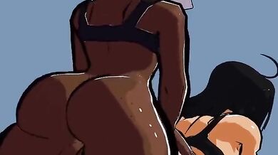 The smacking of wet flesh in the bedroom leads to a threesome, and before long they all get pregnant