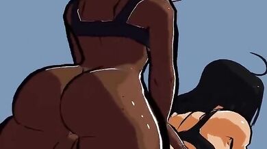 The smacking of wet flesh in the bedroom leads to a threesome, and before long they all get pregnant