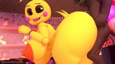 Ass-Clapping Toy Chick Gets Cocked at the Party
