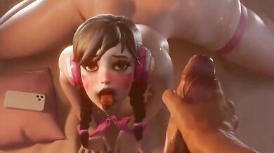 Massive Orgy in the Overwatch Tower: Over 100 Sexy Agents Overwatch Babes - The Hottest Women in Gaming