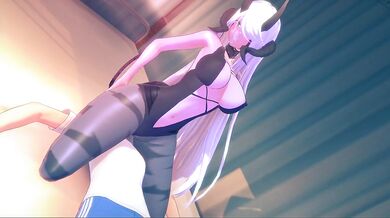 Demonic Maiden Subdues her Master during Sensual Ritual