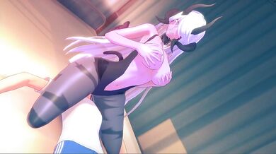 Demonic Maiden Subdues her Master during Sensual Ritual