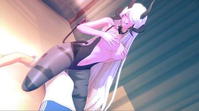 Demonic Maiden Subdues her Master during Sensual Ritual