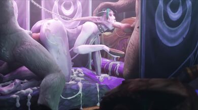 The Sultry Savagery of Tyrande & the Worgen - A Cum Covered Masterpiece [Zmsfm]