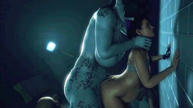 BDSM Bondage: The Futa Domina and the Submissive Jill Valentine