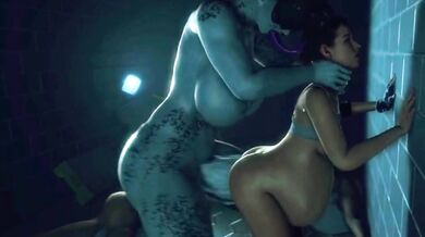 BDSM Bondage: The Futa Domina and the Submissive Jill Valentine