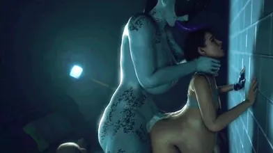BDSM Bondage: The Futa Domina and the Submissive Jill Valentine