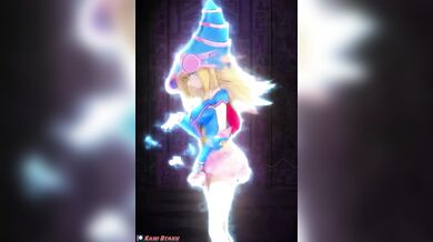 Watch as the dark magician girl takes center stage in a sensual animated dance that will leave you breathless