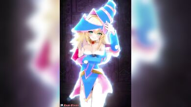 Watch as the dark magician girl takes center stage in a sensual animated dance that will leave you breathless