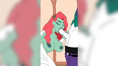 Batmans arch nemesis, the Joker, receives an unforgettable blowjob from his seductive partner-in-crime, Poison Ivy